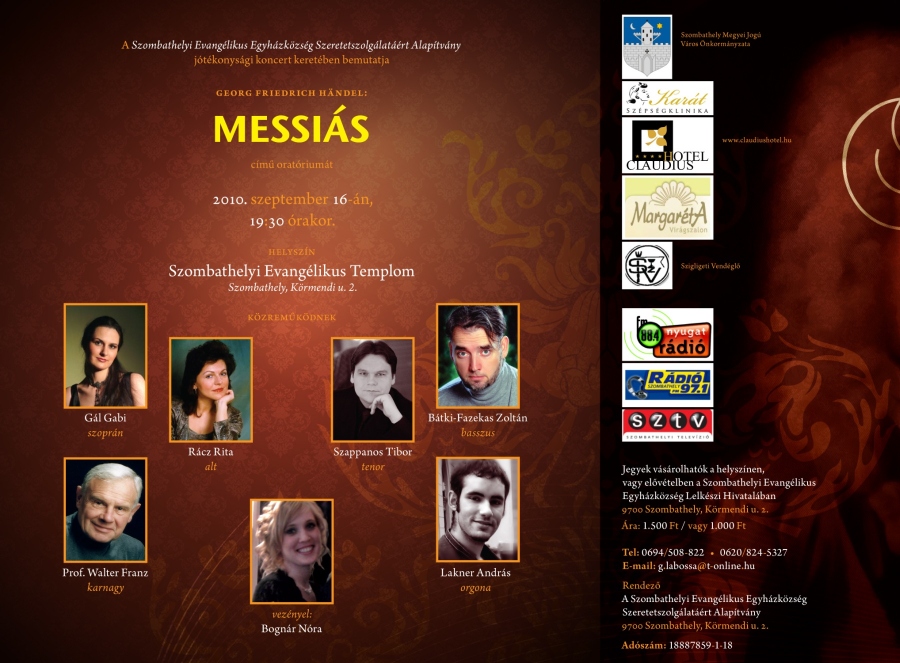 VOX Savariae 2010. 09. 16. (Grafika: Farkas Milán, FM Design)