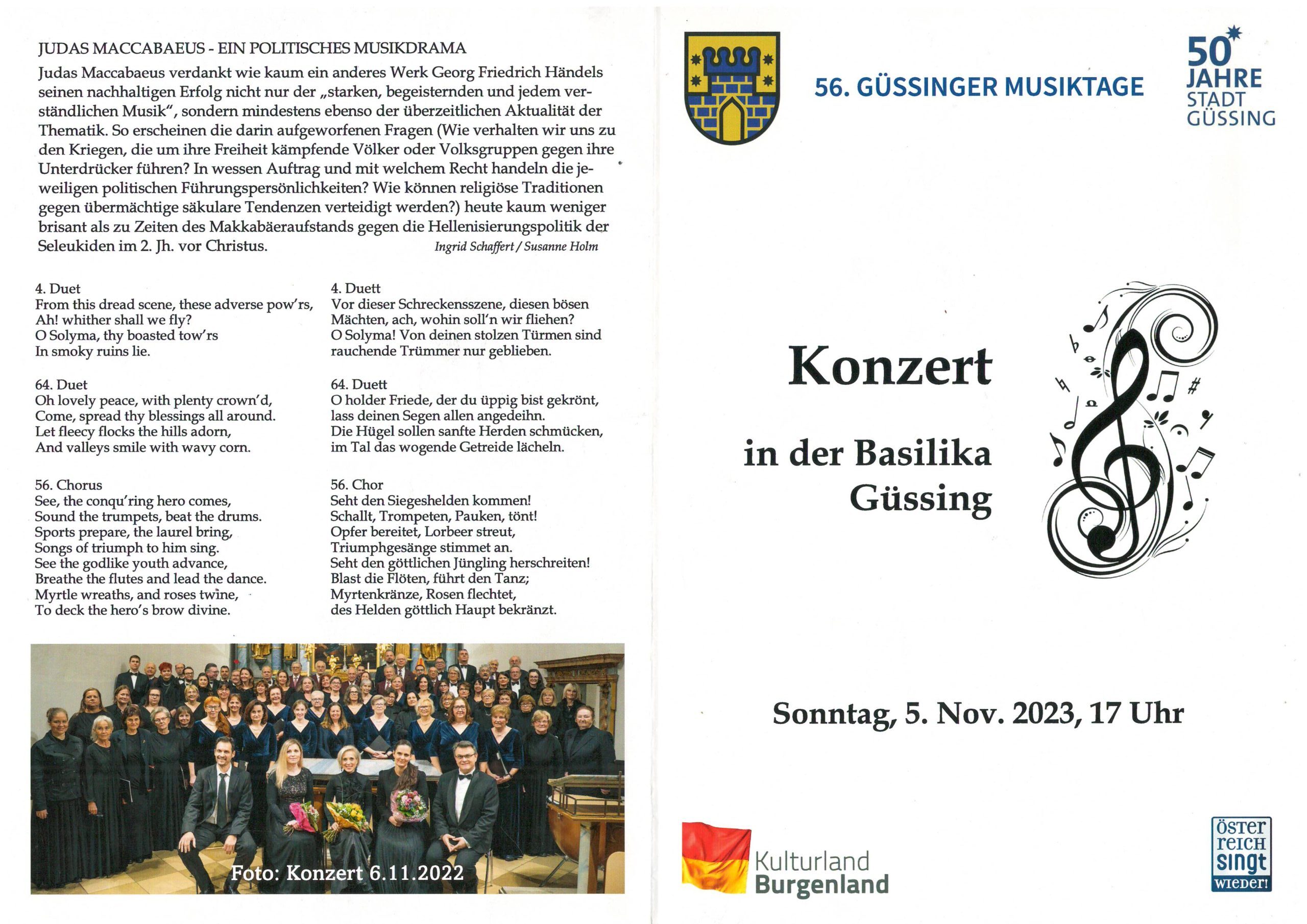 VOX Savariae 2023. 11. 05. Güssing