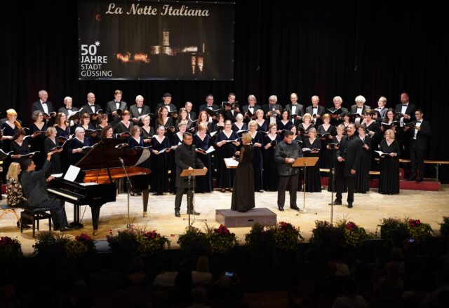 La Notte Italiana – Festkonzert der 56. Güssinger Musiktage zum Jubiläum „50 Jahre Stadt Güssing” mit Höhepunkten der italienischen Oper