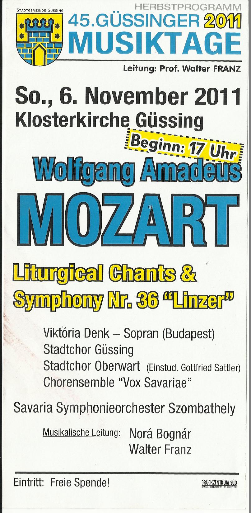 VOX Savariae 2011 11 06 Güssing