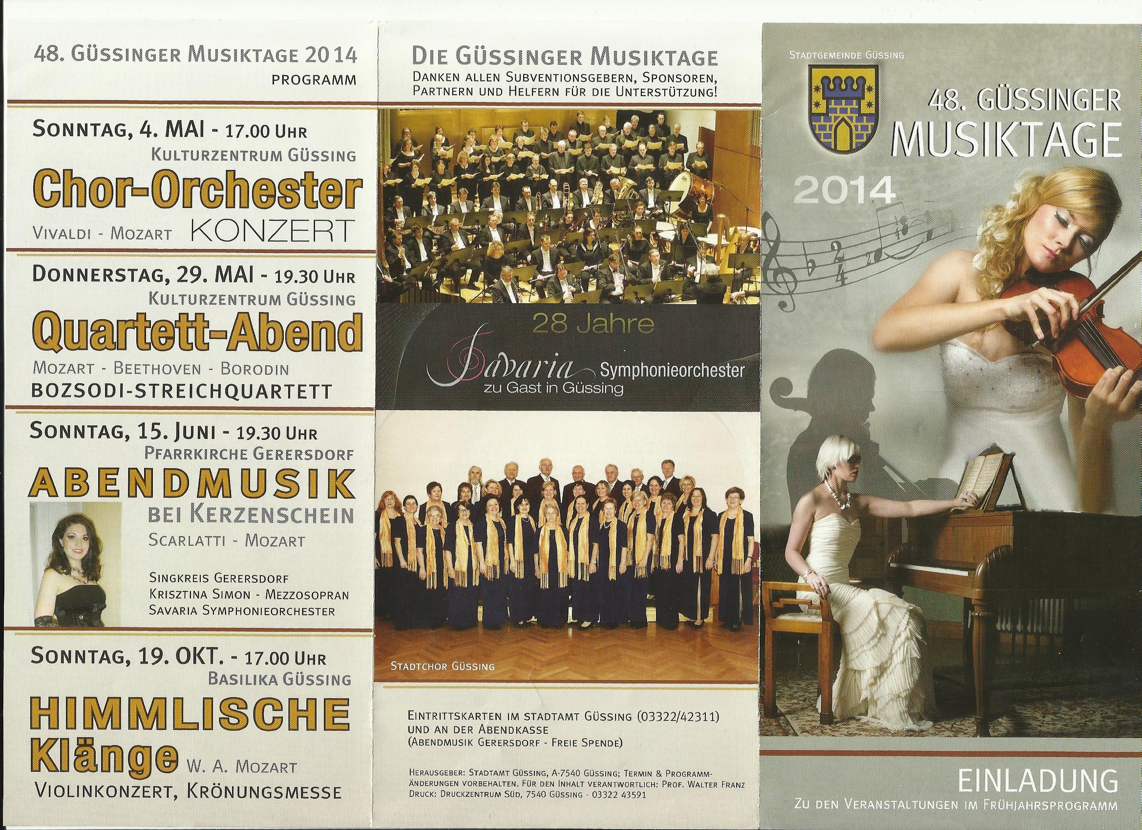 VOX Savariae 2014. 05. 04. 