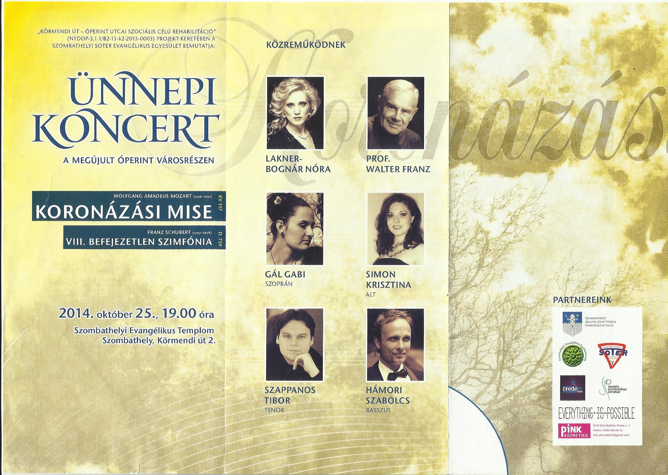 VOX Savariae 2014. 10. 25. (Grafika: Farkas Milán, FM Design)