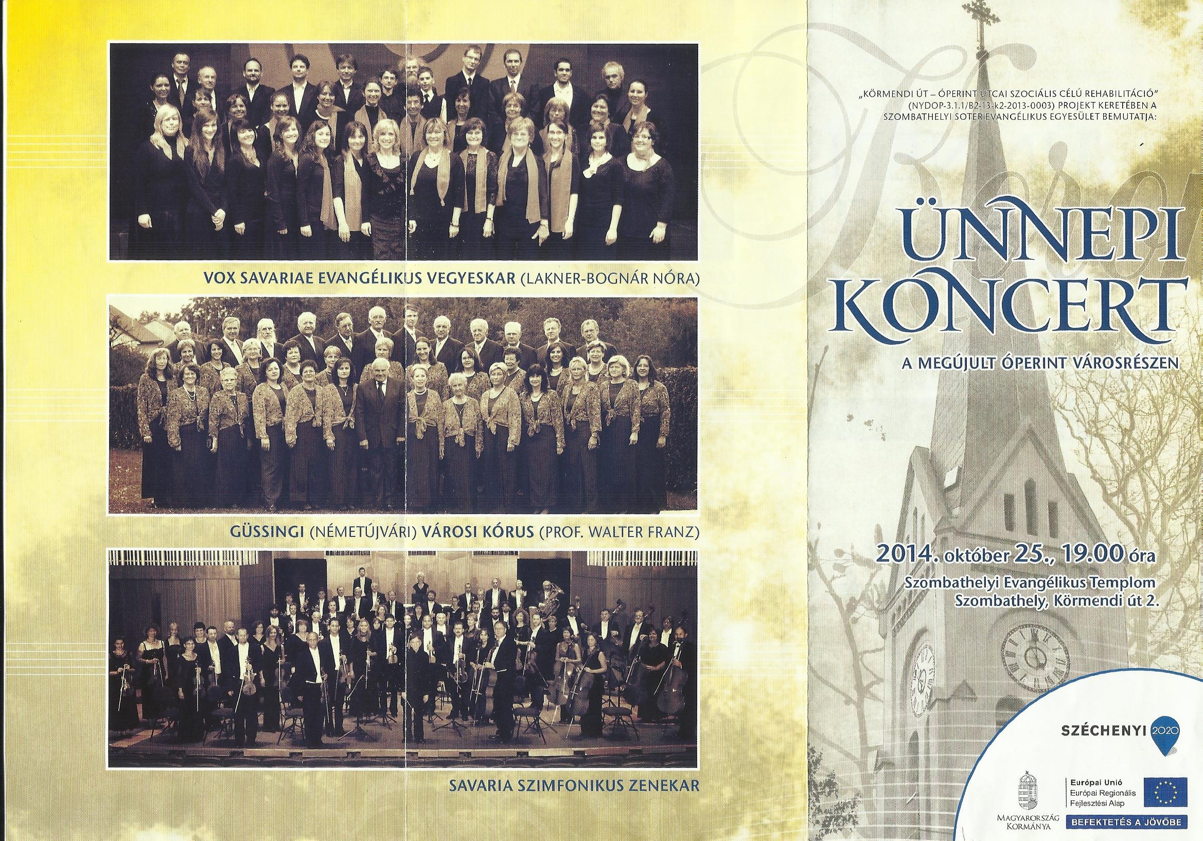 VOX Savariae 2014. 10. 25. (Grafika: Farkas Milán, FM Design)