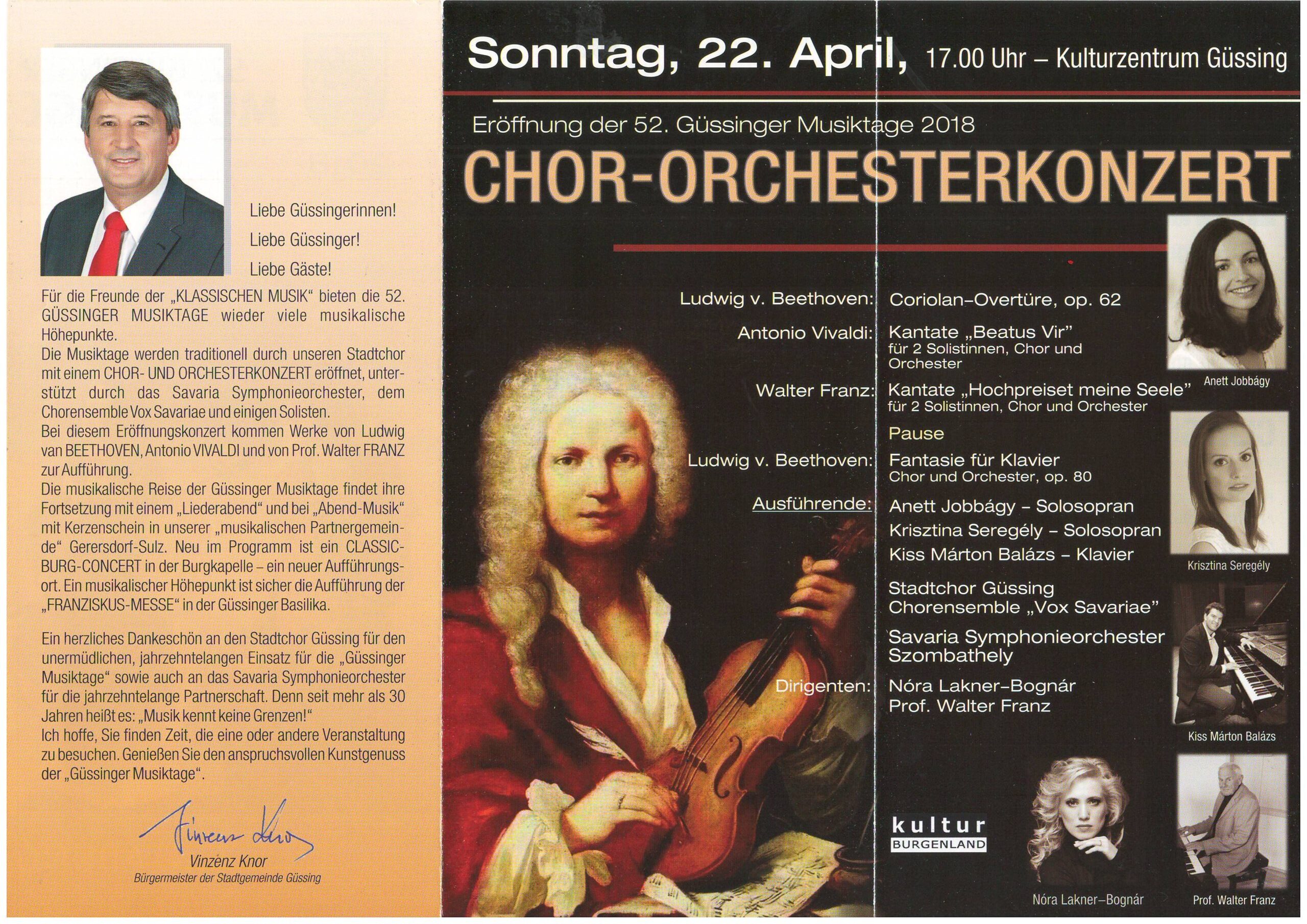 VOX Savariae 2018. 04. 22. Güssing