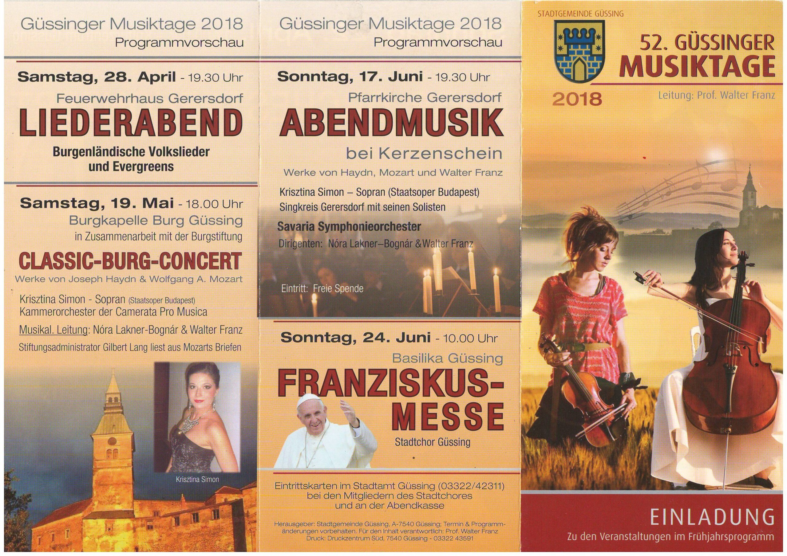 VOX Savariae 2018. 04. 22. Güssing