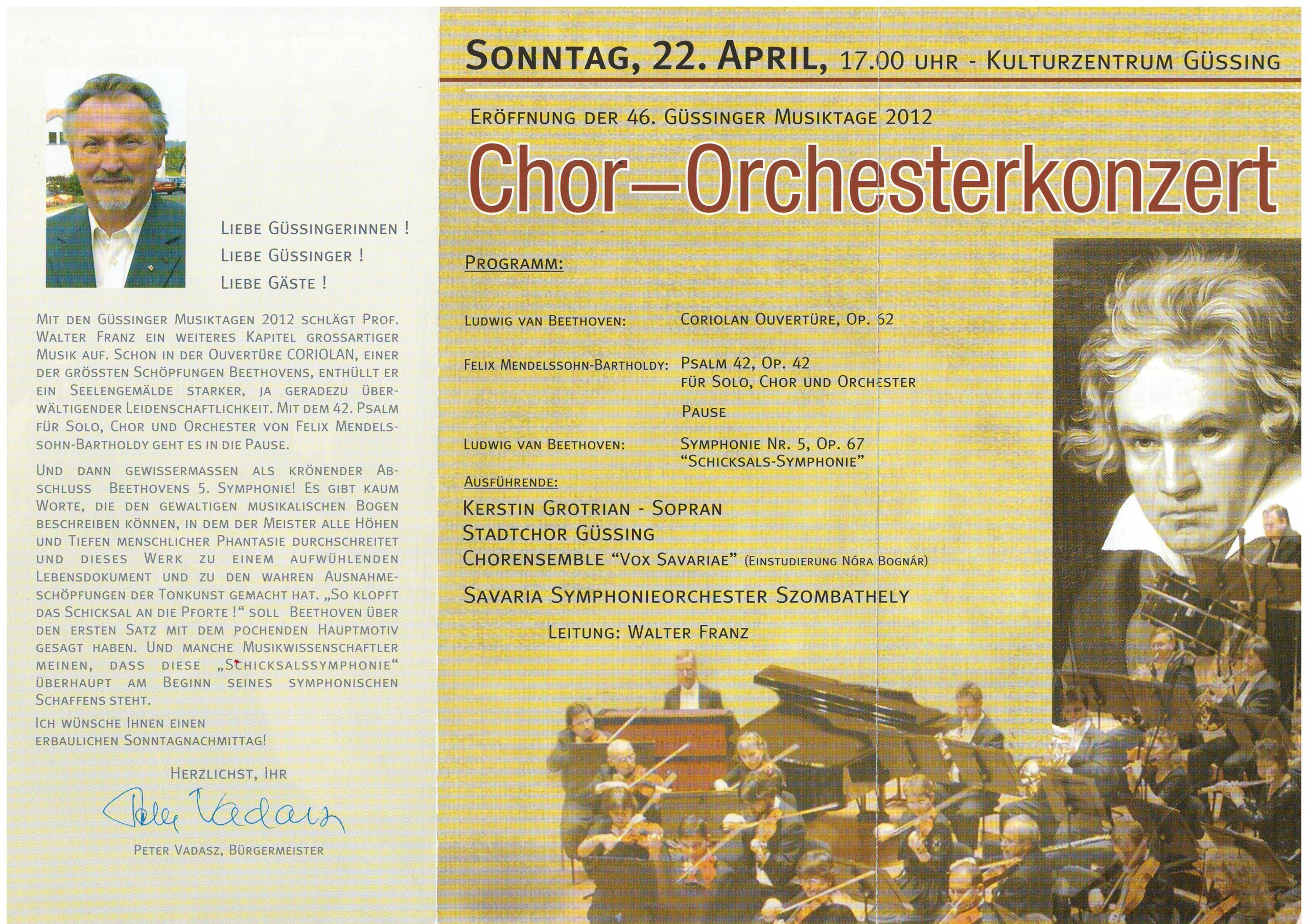 VOX Savariae 2012. 04. 22. Güssing