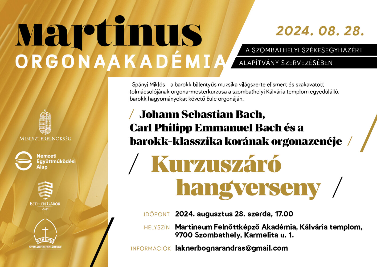 Martinus kurzuszáró hangverseny 2024 augusztus