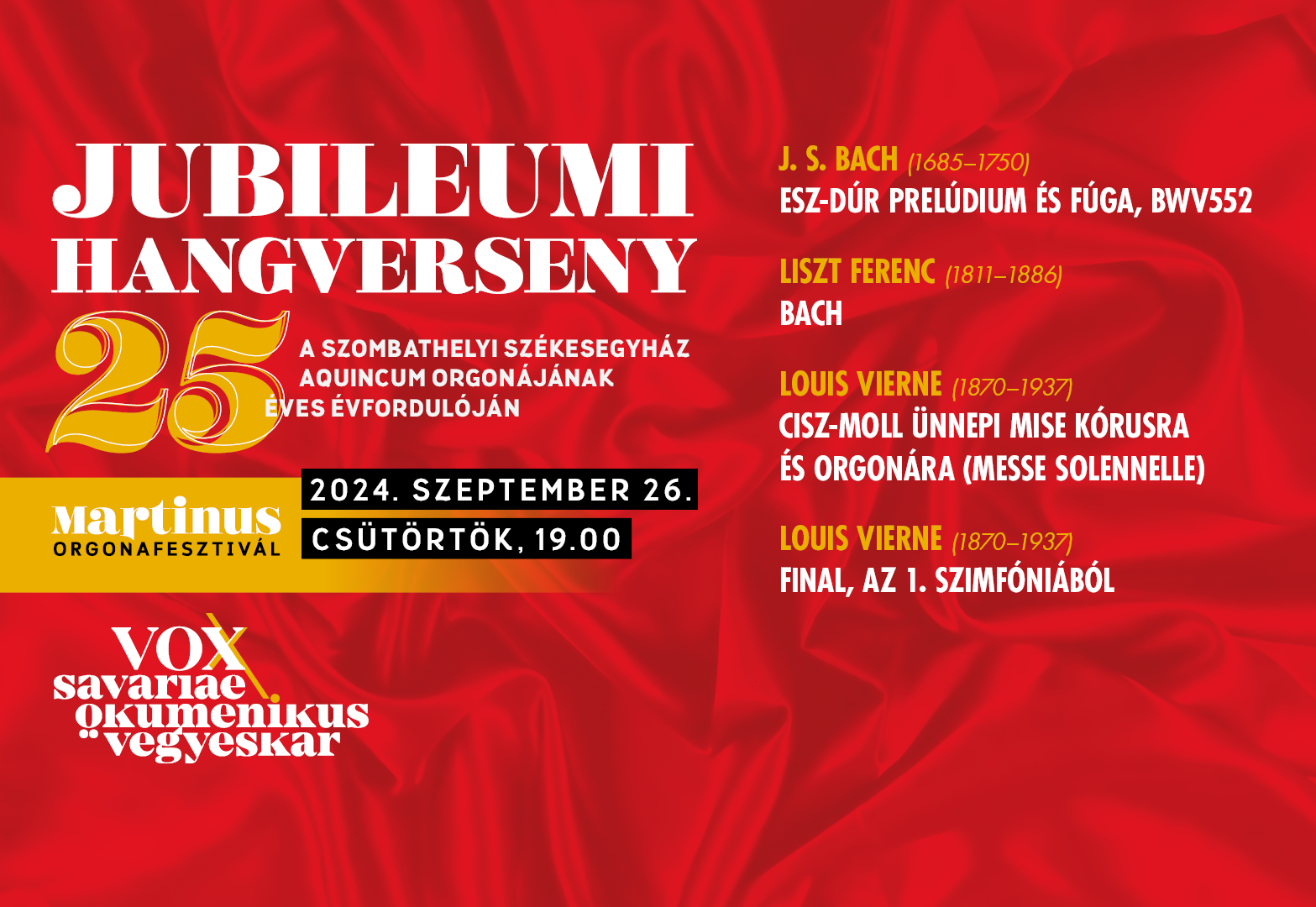 Lakner-Bognár András - VOX Savariae 2024. 09. 26.