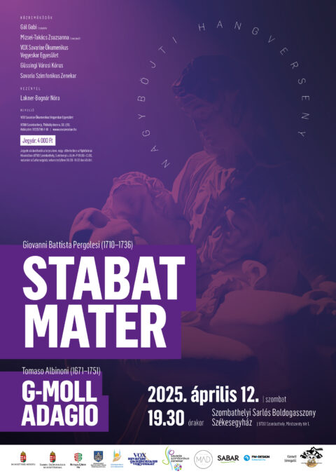 VOX Savariae 2025. 04. 12. (Grafika: Farkas Milán, FM Design)