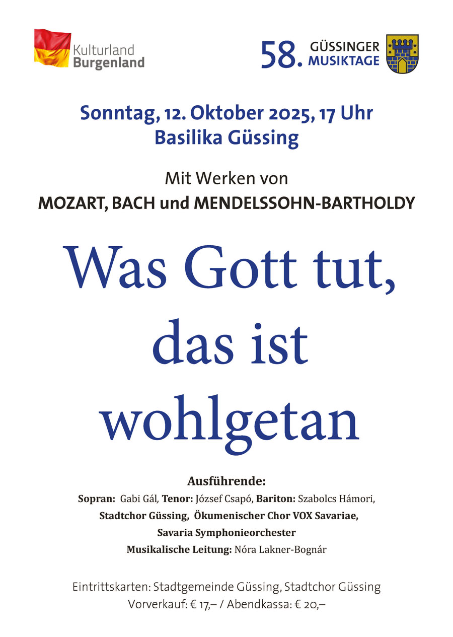 VOX Savariae 2025. 10. 12. Güssing