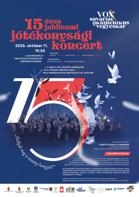 VOX Savariae 2025. 10. 11. (Grafika: Farkas Milán, FM Design)