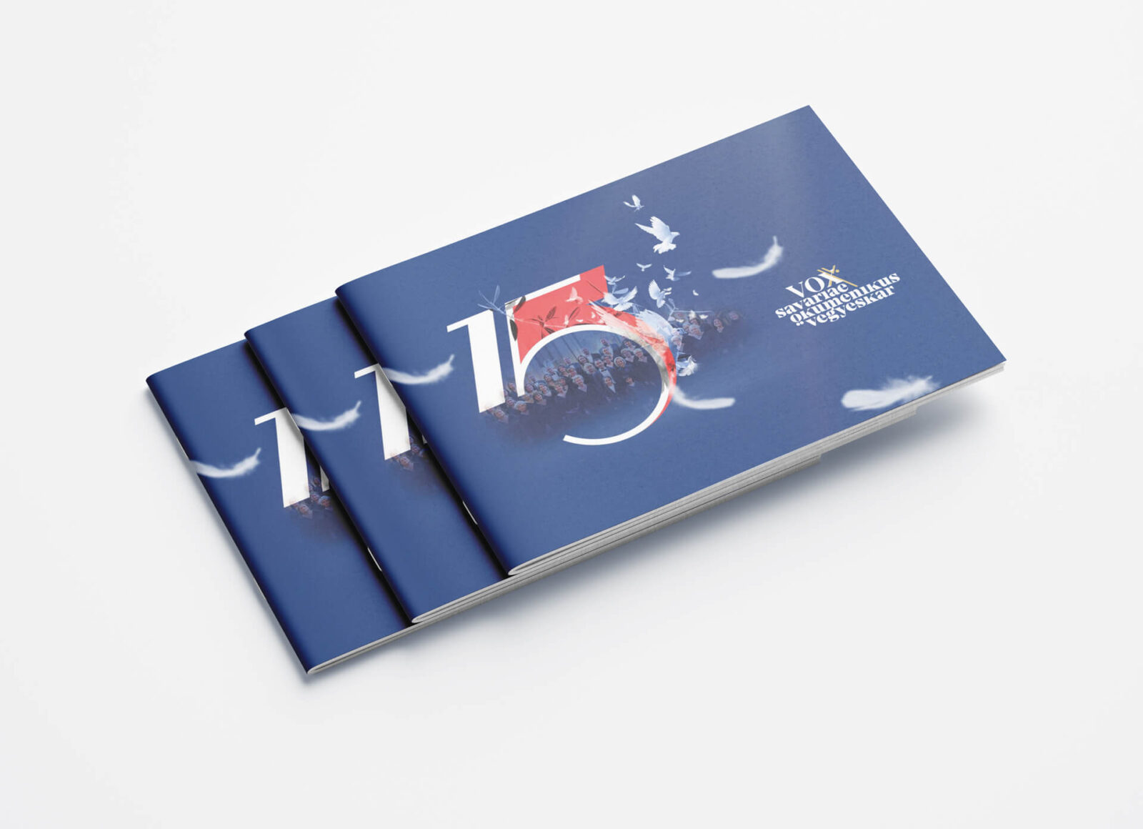 VOX Savariae 15 jubileumi brosura (Grafika: Farkas Milán, FM Design)