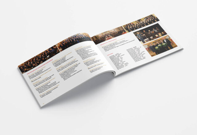 VOX Savariae 15 jubileumi brosura (Grafika: Farkas Milán, FM Design)